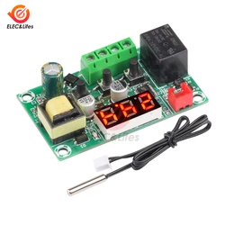 W1209 Blue/Red/Green light AC 110-220V Heat Cool Temp Thermostat Temperature Control Switch Temperature Controller Thermometer