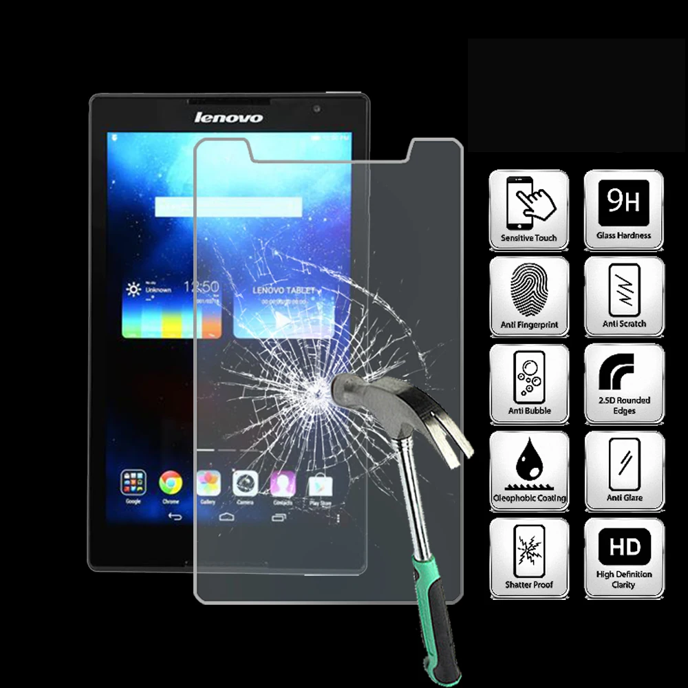 For Lenovo Tab S8 - 50 8.0 inch Tablet Ultra Clear Tempered Glass Screen Protector Anti Fingerprint Proective Film