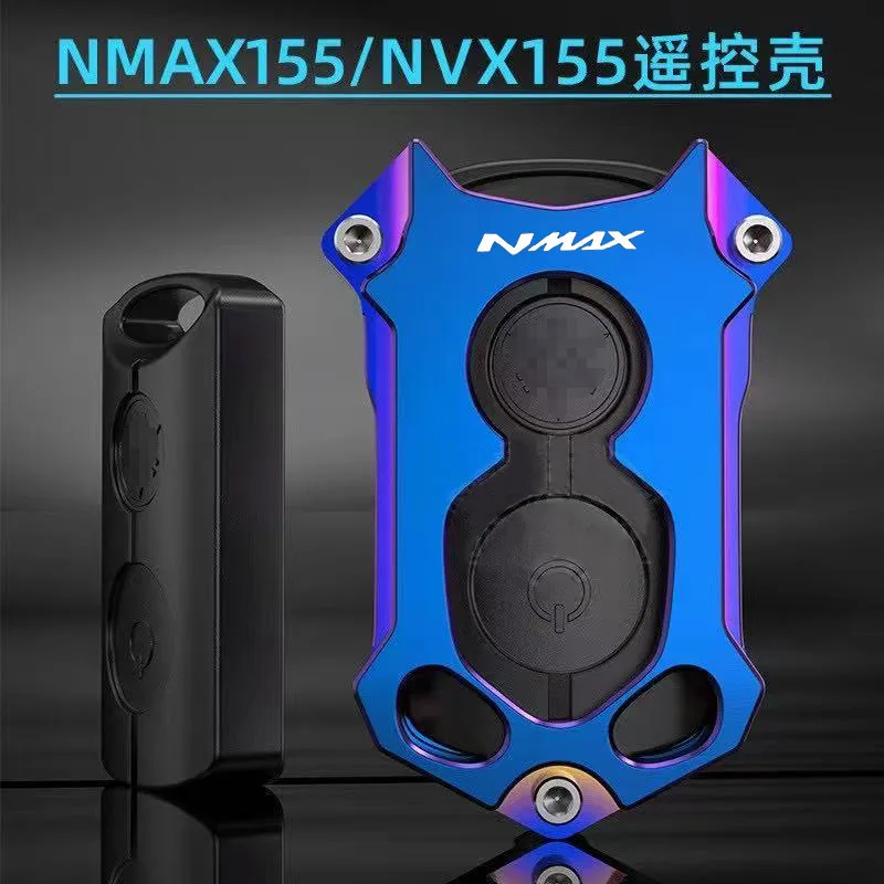 Motorcycle CNC Key Cover Cap Creative Keys Case Shell For NMAX155 NMAX150 N-MAX NMAX 155 150 125 N-MAX155 2015-2021