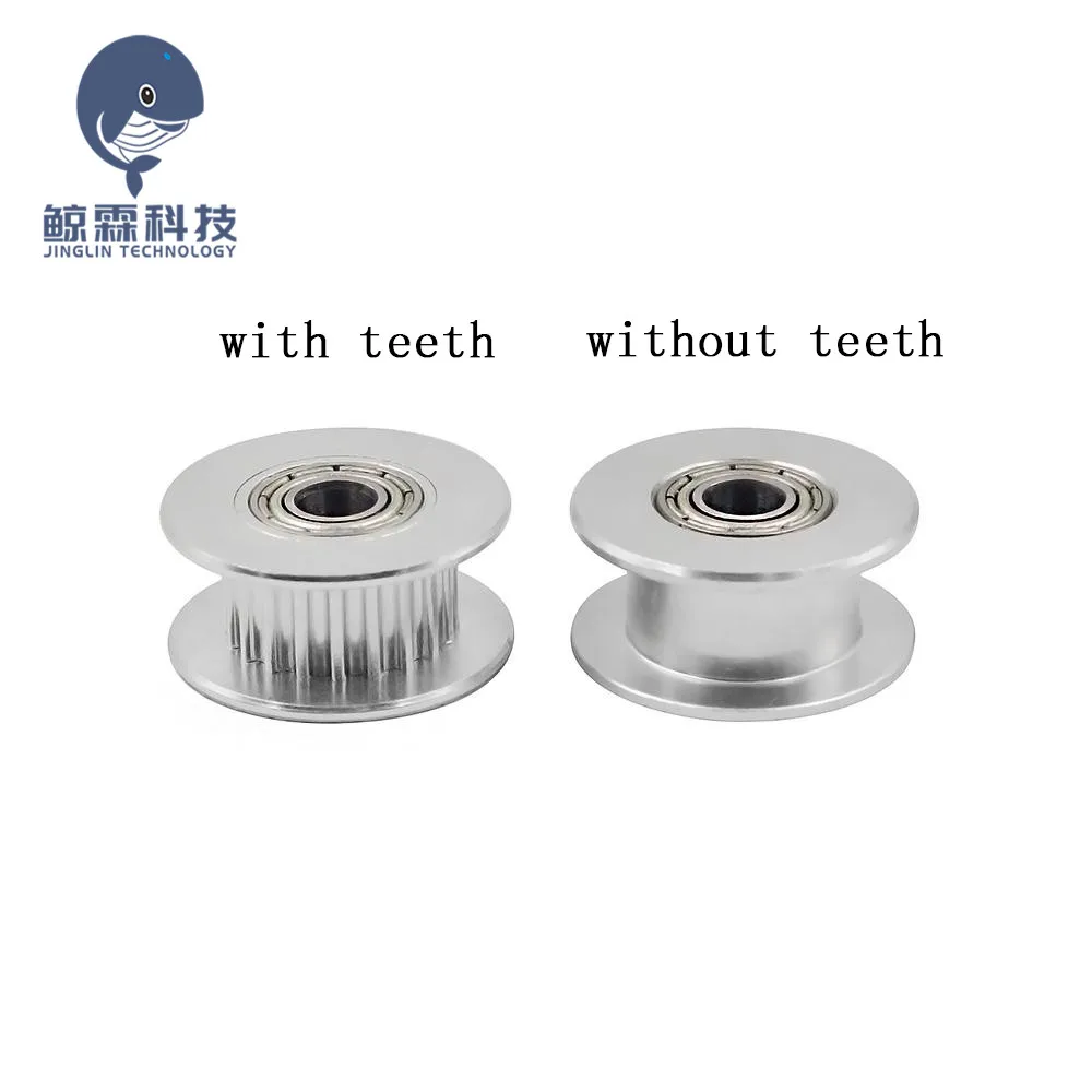 GT2 Idler Timing Pulley 16/20 Tooth Wheel Bore 3/5mm Aluminium Gear Teeth Width 6/10mm 3D Printers Parts For Reprap Part