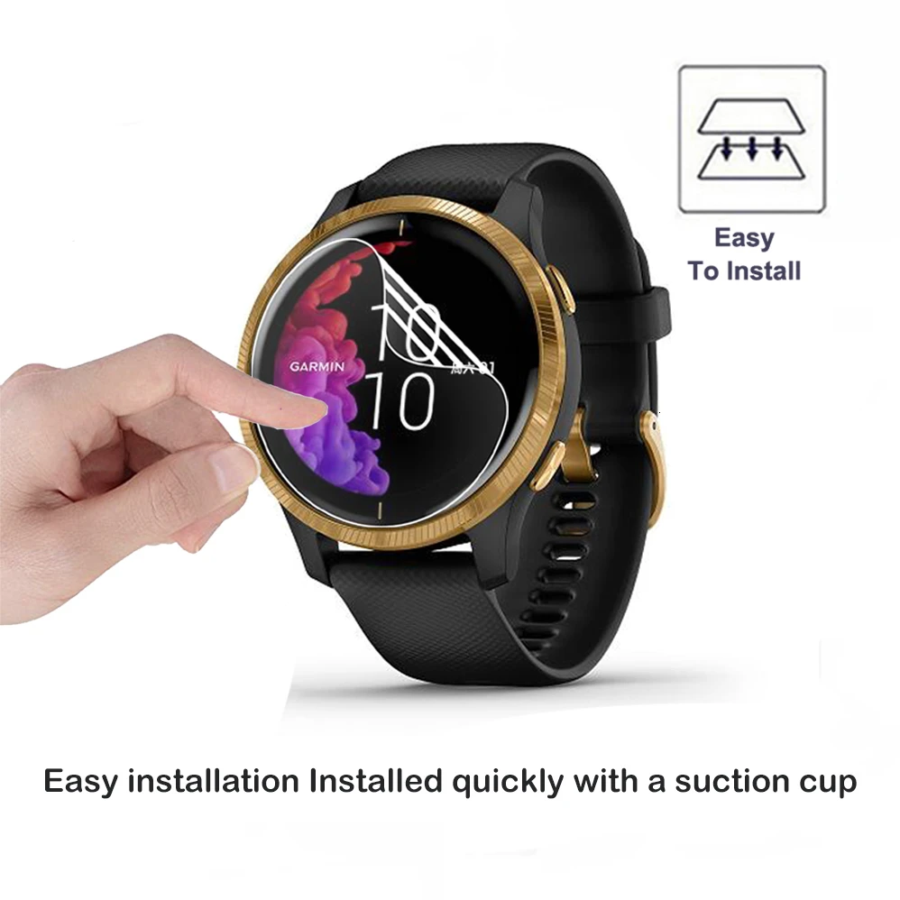 Hydrogel Rõ Ràng Màng Bảo Vệ Bảo Vệ Bảo Vệ Cho Garmin Venu Đồng Hồ Thông Minh Smartwatch Full Bìa Bảo Vệ Màn Hình