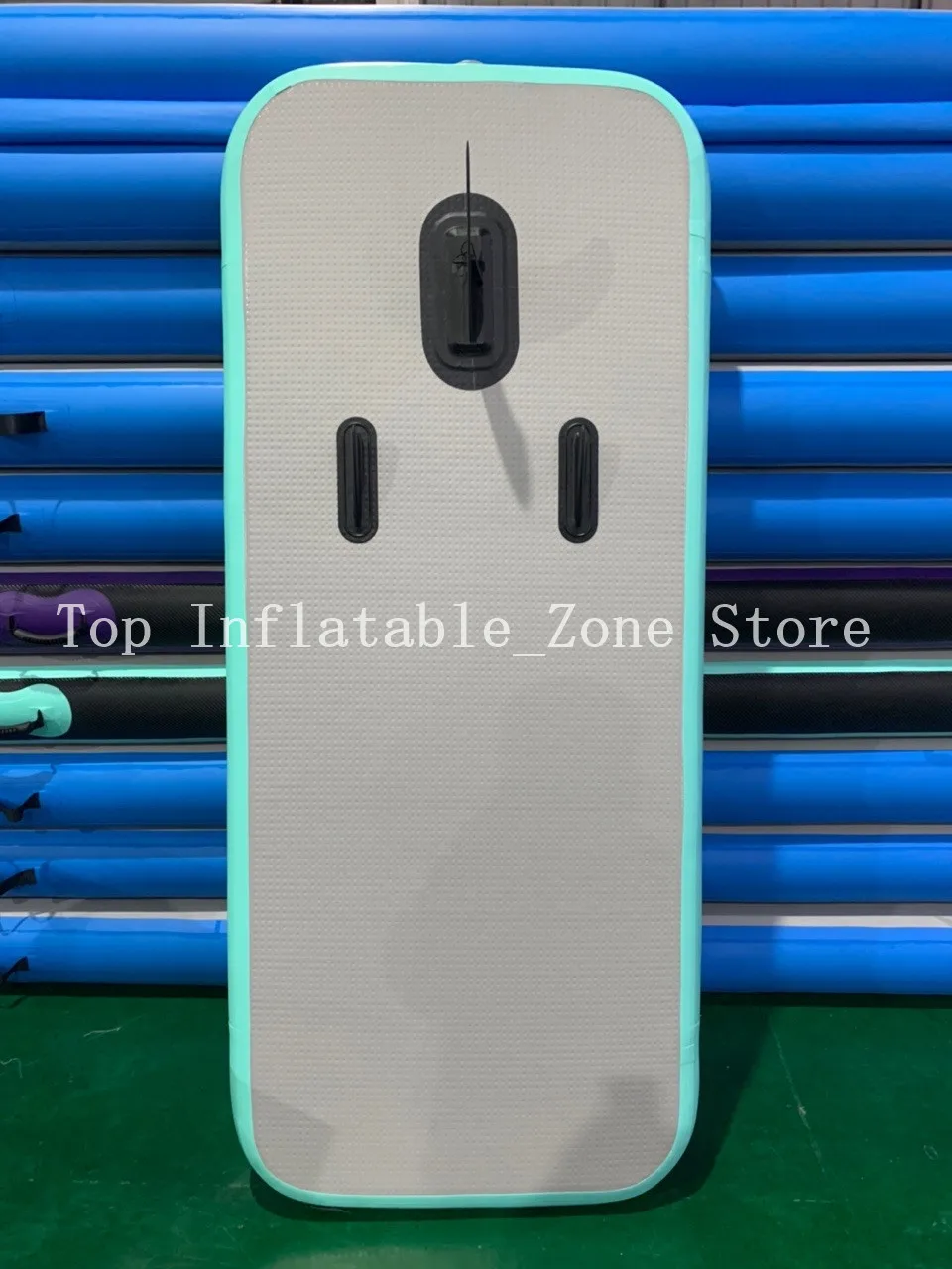 

Mintgreen Inflatable Floating Track Mat For Water Sport 2*0.9*0.1m Air Floor Cheerleading Mattress Water Gym Water Yoga Mat