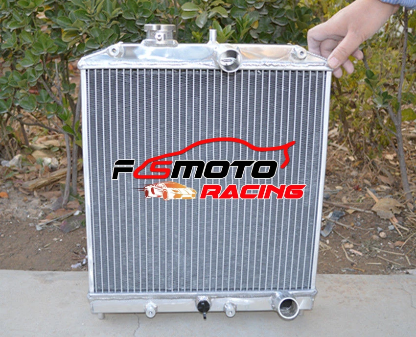 42mm All Aluminum Radiator 1992-2000 For HONDA CIVIC D15 D16 MT 1992 1993 1994 1995 1996 1997 1998 1999 2000 28mm inlet