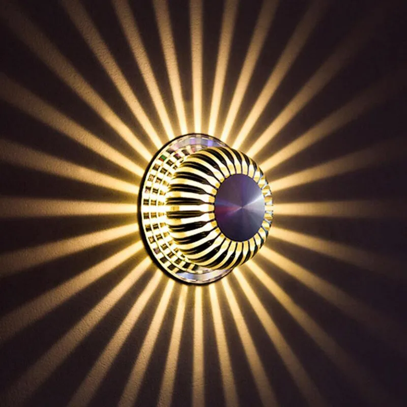 Modern LED Embedded Fashion Wall Lamp KTV Background Light For Aisle Living Room/Restaurant/Kitchen Decorative Lights AC85~265V.