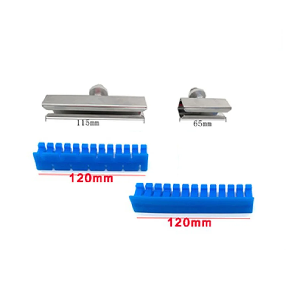 4pcs Glue Tabs paintless dent repair removal kit Car dent repair tools Centipede Curved Variety Pack Flexible Smooth Crease