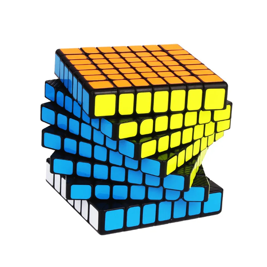 Yuxin hays cubo mágico magnético 7x7x7, brinquedos educativos, zhisheng, cubo mágico com velocidade profissional 7x7