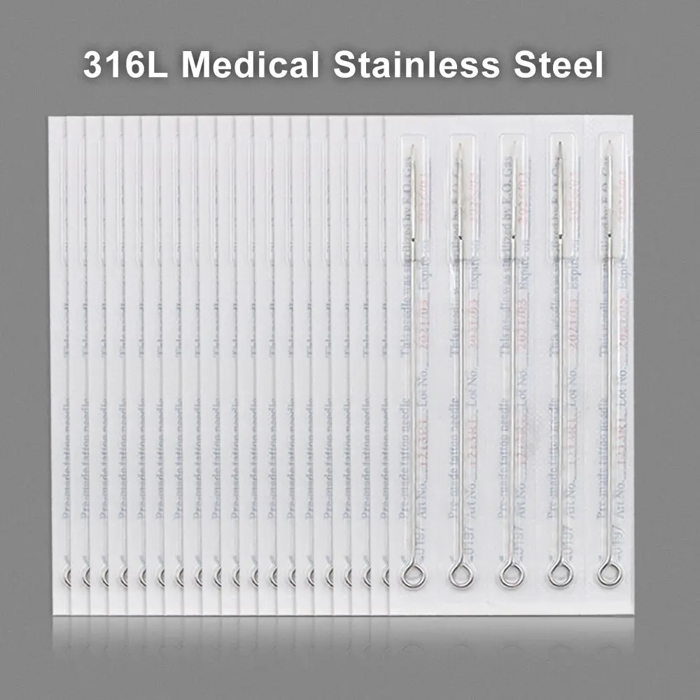 TRUE STAR Tattoo Needles 5RL Premium Round Micro Needles Sterilized Stainless Steel Needles for Tattoo Machine Gun Supplies