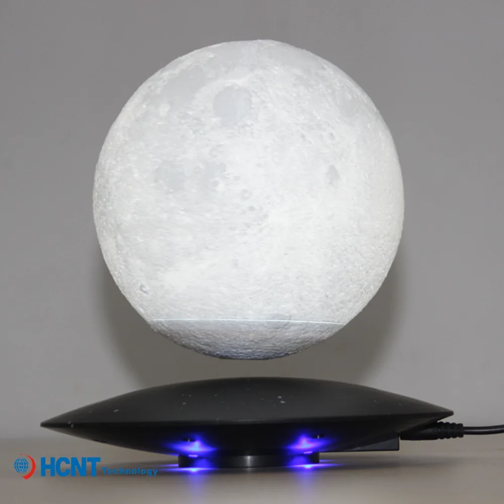 3d levitação magnética luz da lua criativo dia do professor presente de aniversário escritório quarto decoração de mesa luz lua