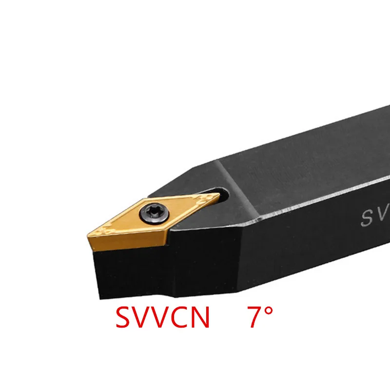 DIKAS 1PCS  SVVCN SVVBN 1010 1212 1616 2020 2525- 11/16 Lathe tool holder CNC lathe. Adaptation with VC11 VB11 VC16 VB16