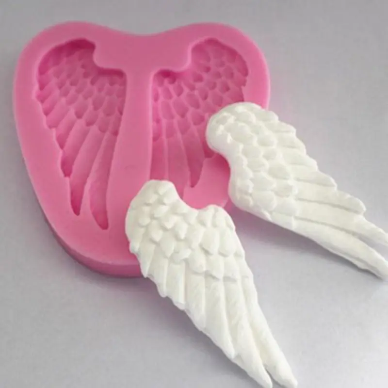 

New 3D Angel Wings Food-grade Silicone Cake Molds Chocolate Mould Kitchen Baking Mould Cookware Tool Fondant Decoration -46