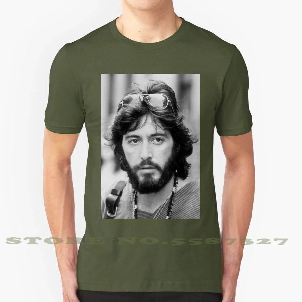 Serpico Cool Design Trendy T-Shirt Tee Al Pacino 70S Serpico The Godfather Michael Corleone Frank Serpico Scarface Tony Montana