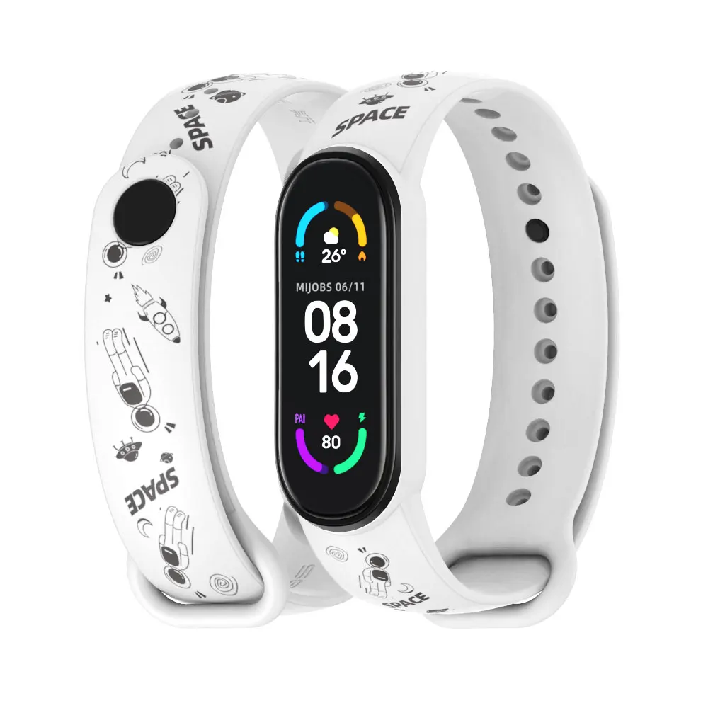 Ремешок для Xiaomi Mi Band 7 6 5 4 3, сменный Браслет для Mi Band 6