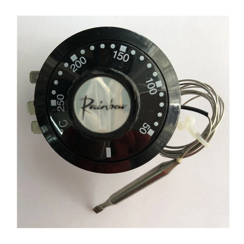 Korea Rainbow 3 Pins Mechanical Thermostat Temperature Switch Adjustable Controller TS-250SB 50-250°C Celsius