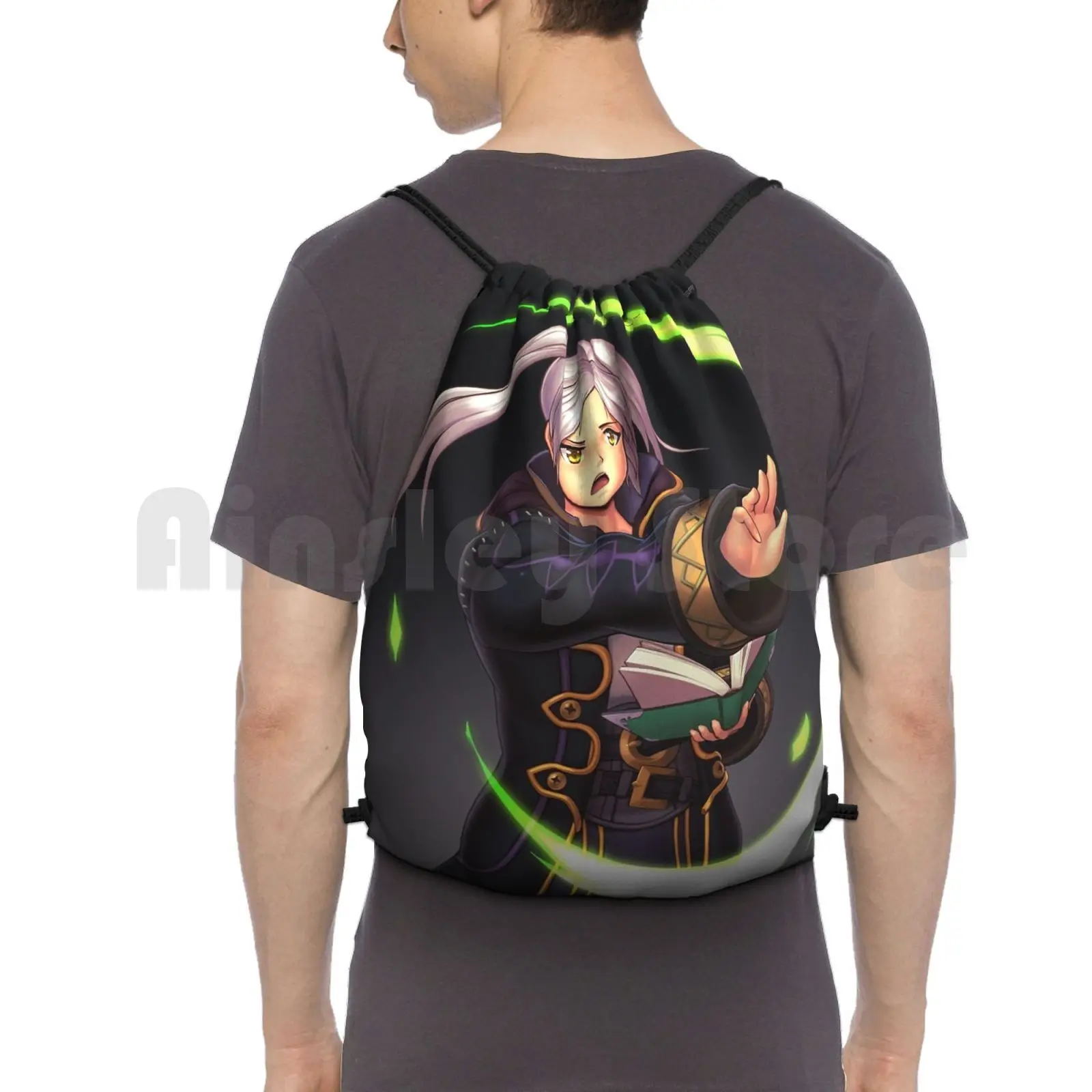

Robin ( Ultimate , Female ) Backpack Drawstring Bags Gym Bag Waterproof Robin Reflet Fire Emblem Anime Nintendo Switch