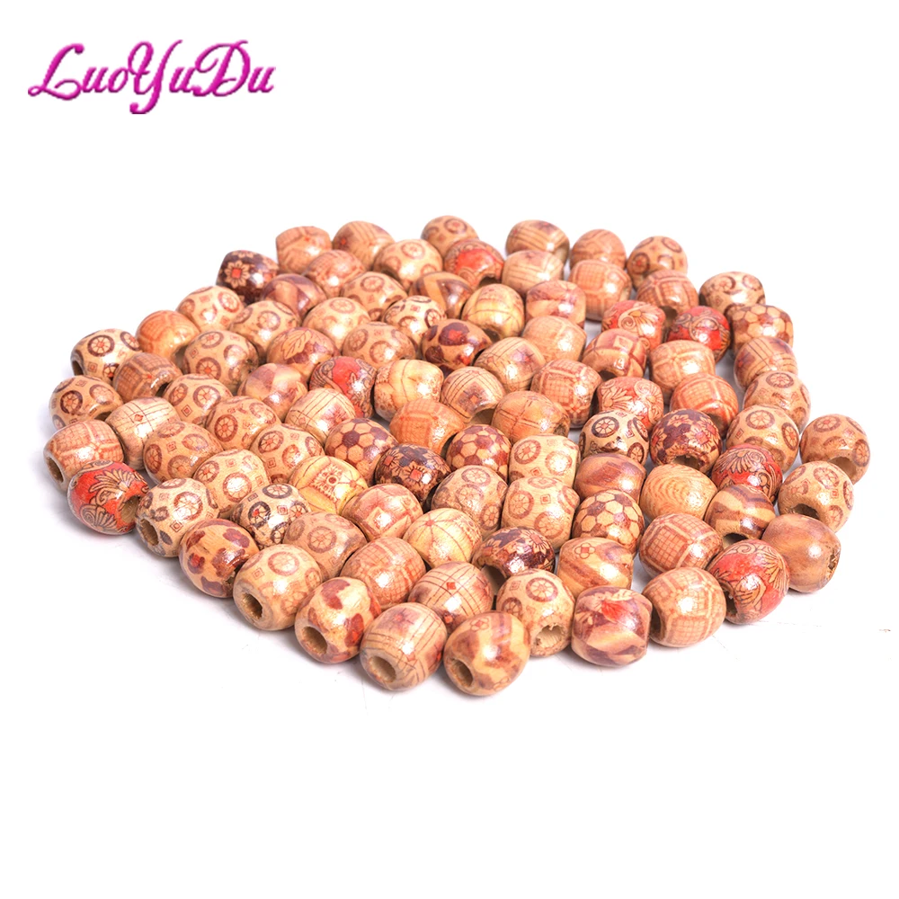 Hair Beads  For Braid Dreadlock Crochet Braids Acrylic Round Hair Braid Dread Dreadlock Beads Rings Tube For Kids Girls Women