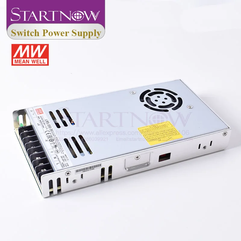 Startnow LRS-350-36 Switch Power Supply for Laser Controller Original MW Taiwan Meanwell Switching Power Supply 24V 36V 48V 350W