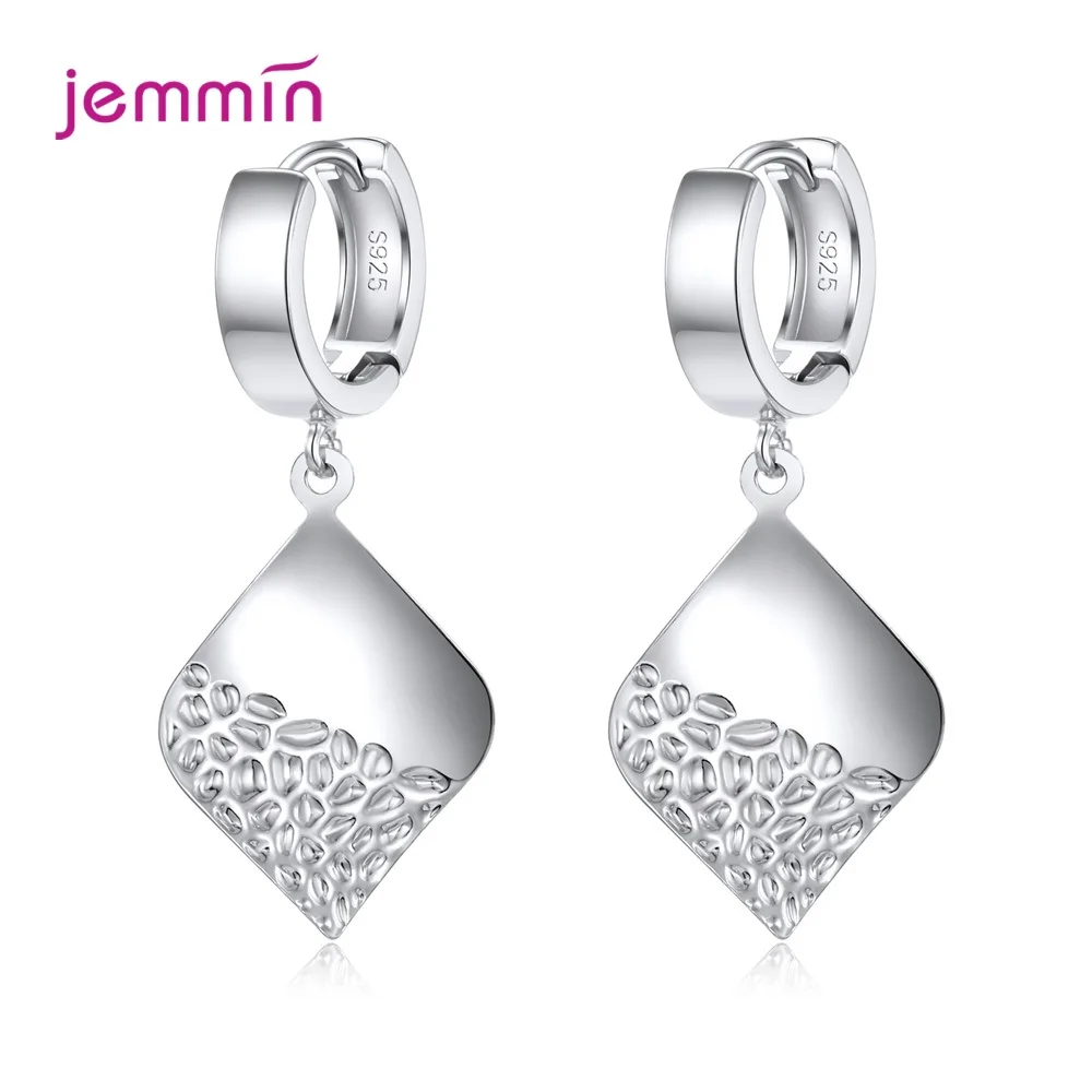 Good Quality 925 Sterling Silver  Diamond Earrings For Women Wedding Engagement Party Jewelry Cheap Price Dangle Earrings