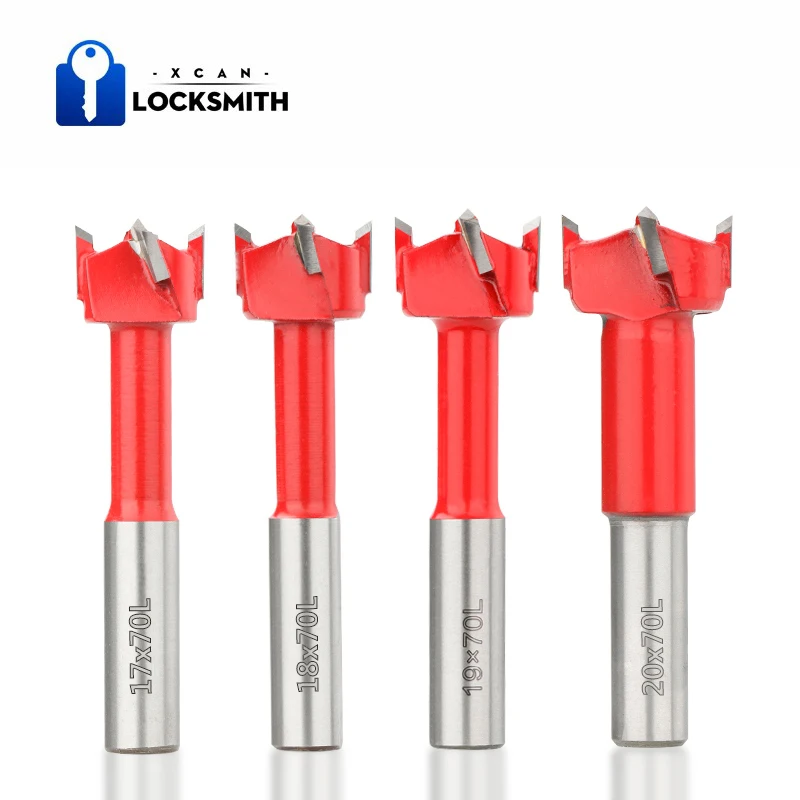 

15-35mm Wood Drill Bit 70mm Length Forstner Drill Bit Left Rotation 4 Flute Wood Hole Saw Drilling for Boring Machine