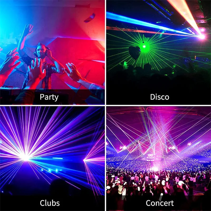 NEW 2000MV  Beam Laser Scanning Projector Light DJ Disco Stroboscopes Sound  Stage Party Lights DMX512 Controller Light for Club