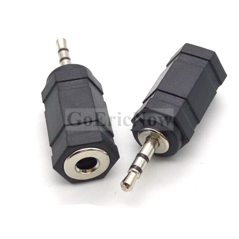 Aux محول كابل 3.5 مللي متر إلى 2.5 مللي متر/2.5 مللي متر إلى 3.5 مللي متر مهايئ الرافعة محول ستيريو الصوت مضخم ضوت سماعات الأذن ميكروفون جاك #4