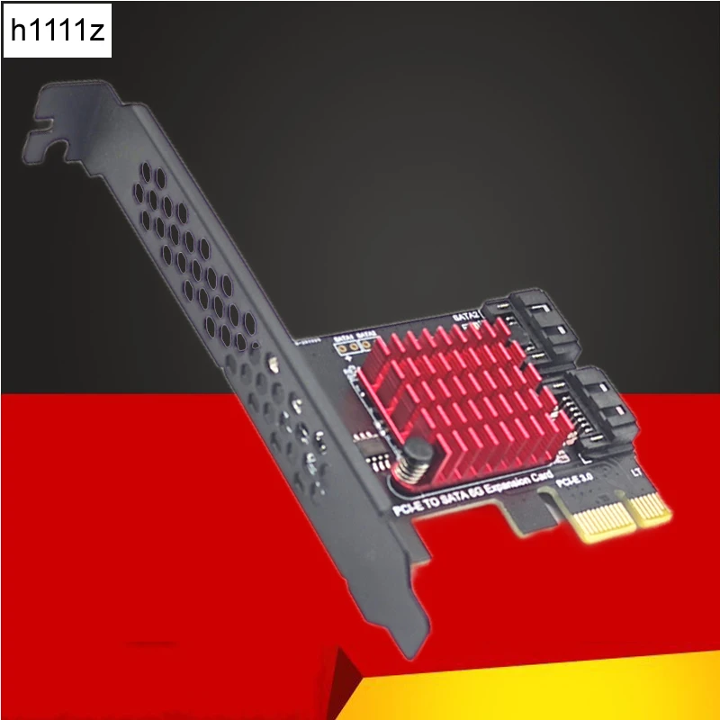 محول شايا للتعدين SATA PCI e 2 منفذ SATA 3.0 إلى PCIe x1 بطاقة توسع SATA3.0 PCIe PCI-e محول JMB 582 رقاقة إضافة على البطاقات