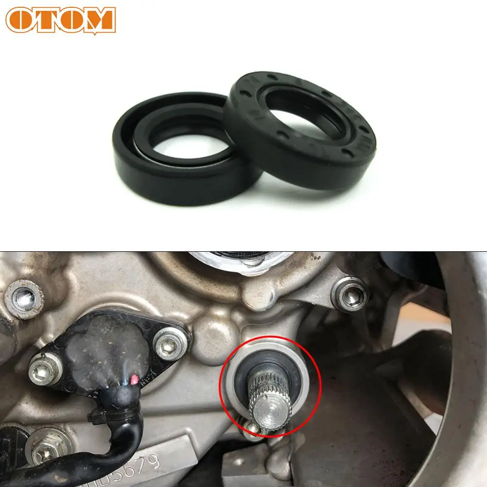 OTOM Motorcycle Gear Lever Shaft Oil Seal 14x24x6 O-Ring Seals Gasket For YAMAHA YZ125 YZ426F WR250X YZ400F WR450F YZ250FX