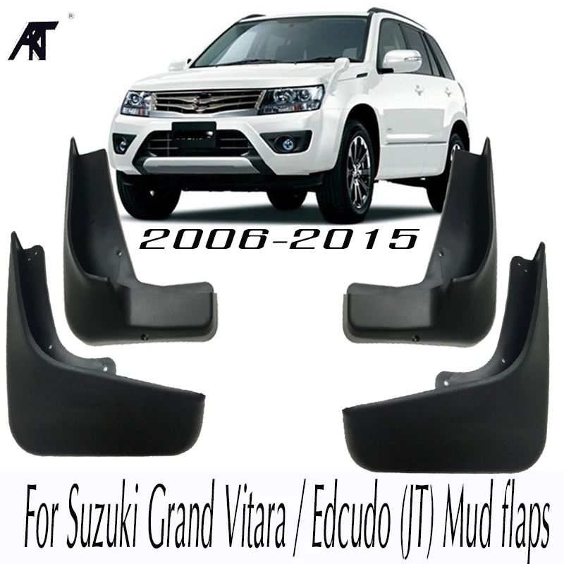 

Mud Flap Mudguards Fender 2012 2013 2014 Car Mud Flaps For 2006-2015 Suzuki Grand Vitara / Edcudo (JT) Mudflaps Splash Guards