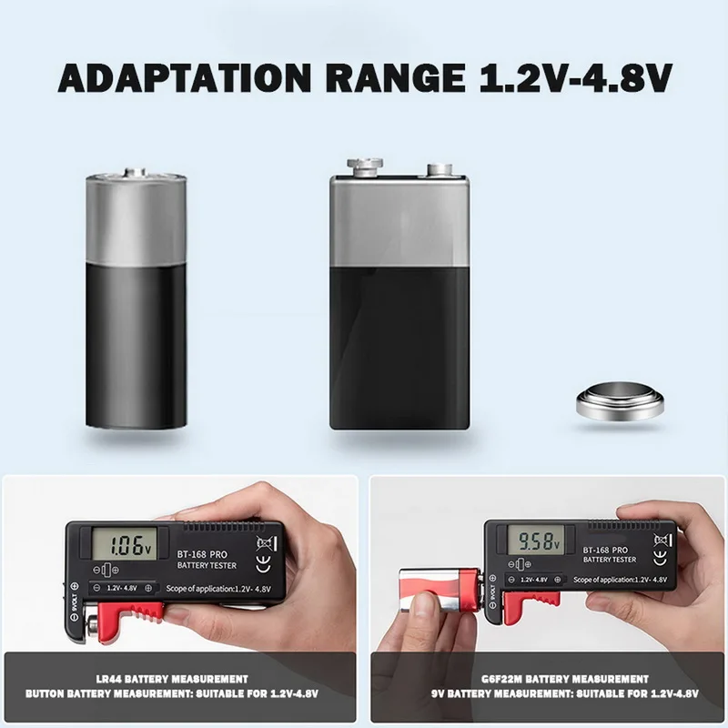 Probador de batería Digital BT-168 PRO, probador de capacidad de batería Digital, LCD, BT-168 PRO