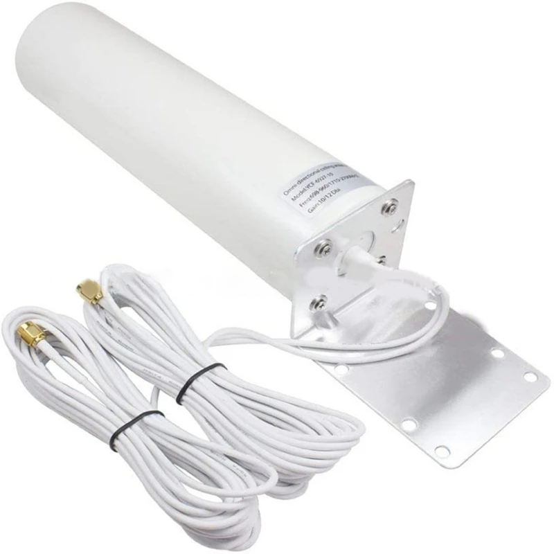 High gain 3G 4G LTE outdoor signal amplification barrel antenna 4GLTE router demodulator gateway antenna 24BB