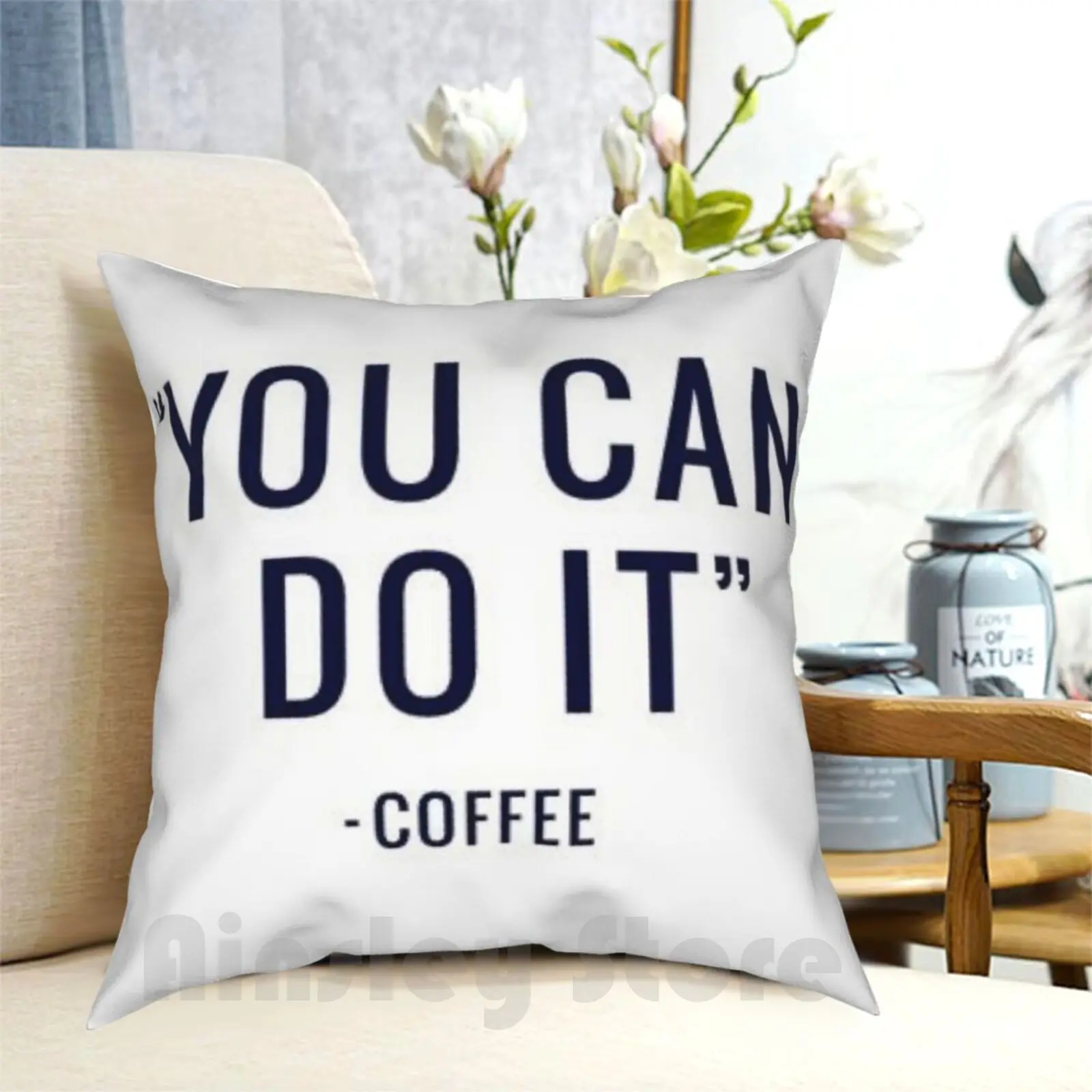 

Quotes From Coffee Pillow Case Printed Home Soft Throw Pillow Motivation Motivational Quote Quotes Words Typography Type