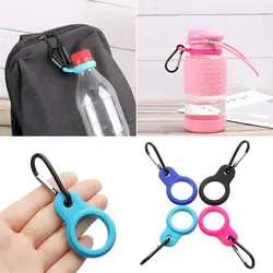 Ankunft Zubehör Camping Wandern Werkzeug Wasser Flasche Halter Gummi Schnallen Haken Sport Wasserkocher Schnalle Outdoor Karabiner