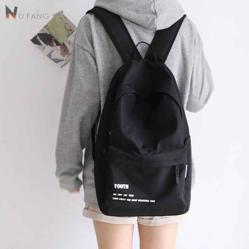 2020 Simple Design Teenagers Fashion Women Oxford Backpack Middle School Student Useful Book Bags  Leisure Travel Men