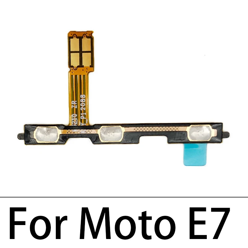 Power On Off Button Volume Side Key Flex Cable For Motorola Moto E13 E22 E32 E5 E6 E6s E7 Plus Power Play Go E20 E30 E40