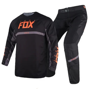 Troy Fox 360 MERZ Jersey Pants Combo Mens Motocross Gear Set MX Riding ATV MTB Mountain Bike Off-road Adult Bicycle