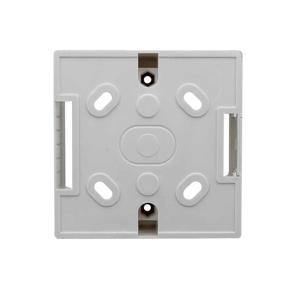 86 Type Switch Bottom Socket Base Box Wall Switch Socket Dark Box White Outfit Junction Box Surface Mount