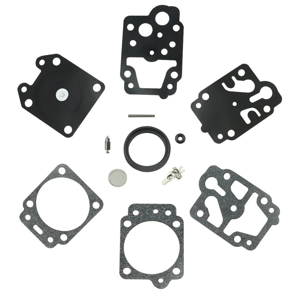 2 zestawy zestaw naprawczy gaźnika dla Walbro K20-WYJ Husqvarna 142R Mitsubishi VS 250 220 TL20 Kawasaki TH34 Honda GX25 GX35 Echo SRM