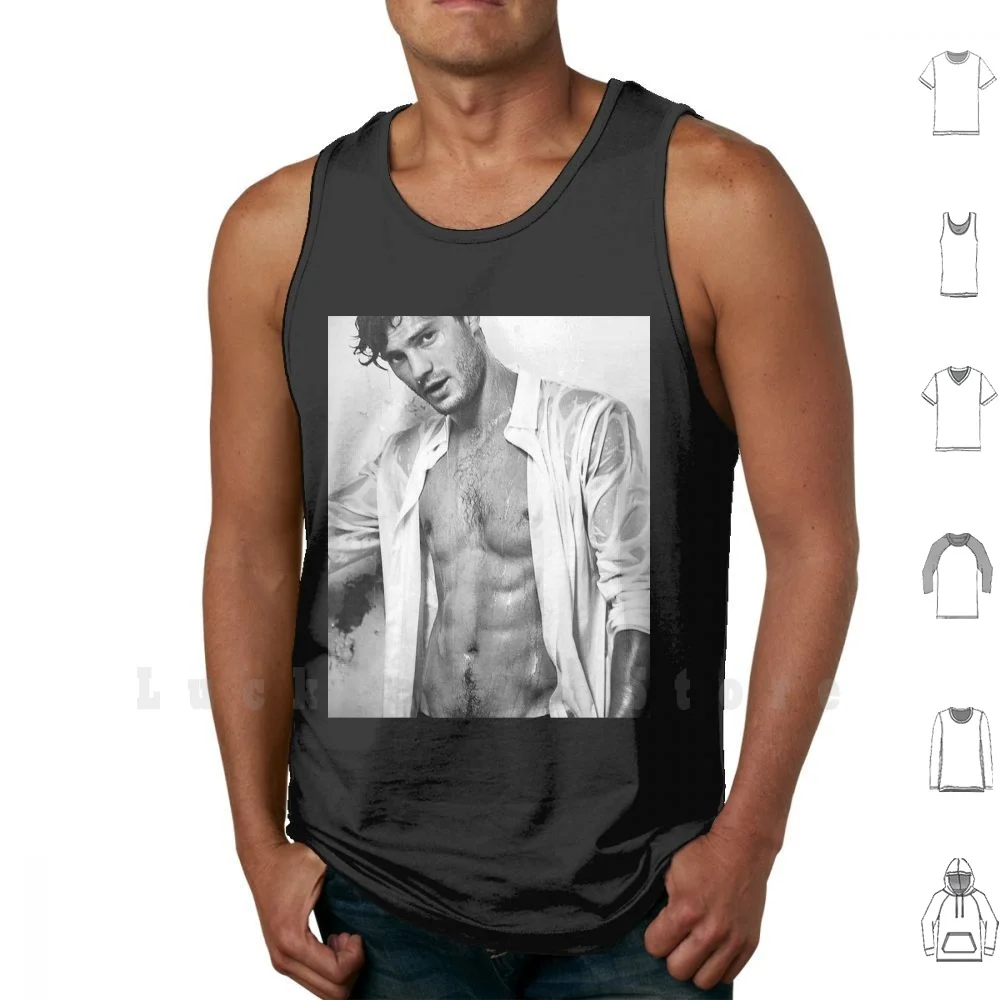 Mr. Grey Wet Tank Tops Vest 100% Cotton Mr Grey Wet New Hot Music Cartoon Party Night Us Band Electro Electronic Festival Us