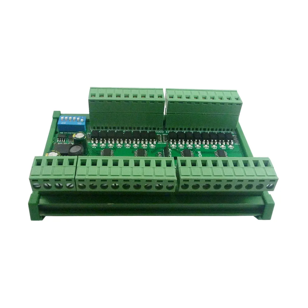 N4DIH32 N4DIM32 DC 12V 24V PLC Switch Quantity Acquisition Board 32ch PNP NPN Isolated Digital Input RS485 Modbus Rtu Controller