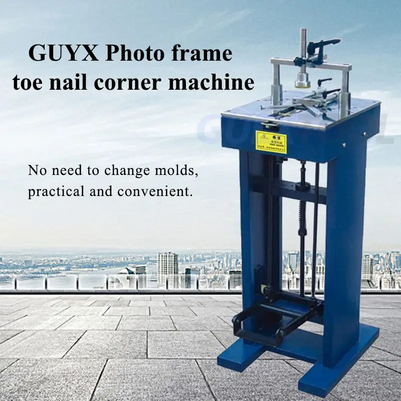 Photo frame cutting machine nail angle machine photo frame splicing machine LM2 nail angle machine desktop automatic framing equ