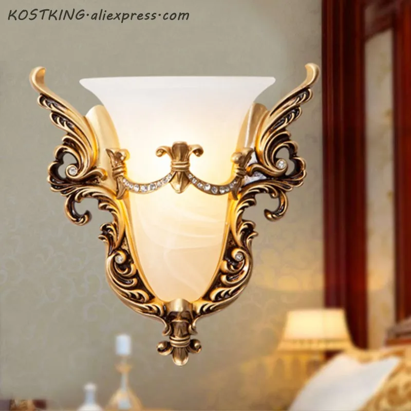 

Retro Wall Lamp Rustic Style Bedside Light Classic Wall Lights for Bedroom Hotel Staircase Aisle Lights Wall Sconce Indoor Lamps