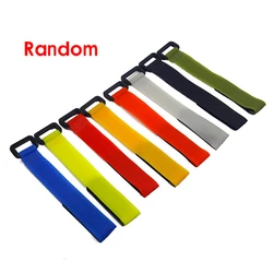 5pcs/lot Reusable Fishing Rod Tie Holder Strap Suspenders Fastener Hook Loop Cable Cord Ties Belt Fishing Tackle Box Accessories