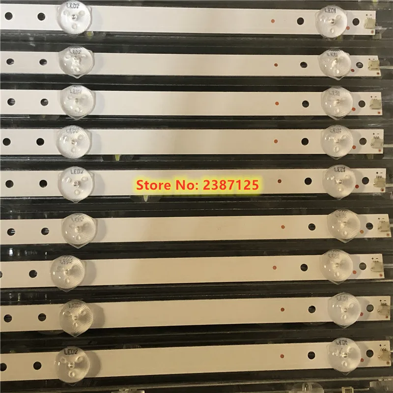 90 buah Strip lampu latar LED 5 lampu revrev3 5LED M280X13-E1-H 130402 28C2000B L2830HD DEXP 28A3000 Dex