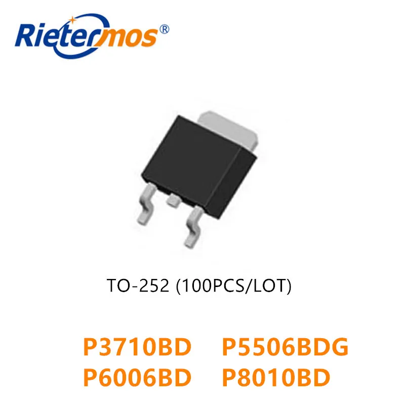 100PCS P3710BD P3710 P5506BDG P5506BD  P6006BD P6006 P8010BD P8010  TO252 HIGH QUALITY