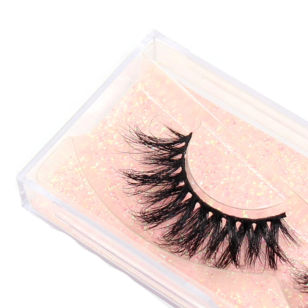 LEHUAMAO 5D Nerz Wimpern Langlebig Nerz Wimpern Natürliche Dramatische Volumen Wimpern Verlängerung Dicken Langen 3D Falsche Wimpern – Detail 5