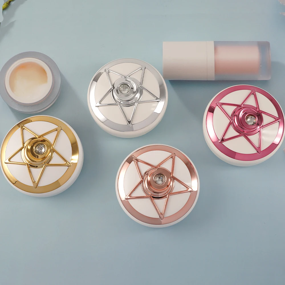 Kontaktlinsen Fall Lagerung Runde Star Abdeckung Schüler Fall Reise Container Halter Storage Box Für Reise Unsichtbare Brille Organizer