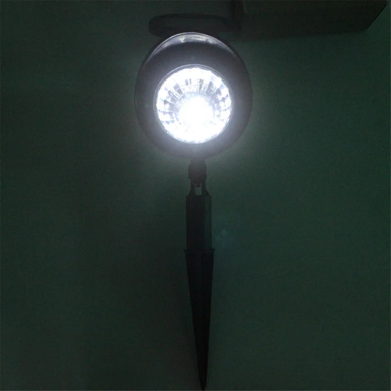 4 LED Spotlight แสงอาทิตย์ปรับแสงแนวนอนระบบรักษาความปลอดภัย Dark Sensing สำหรับ Patio Deck YARD 2in1 กันน้ำ Dropshipping