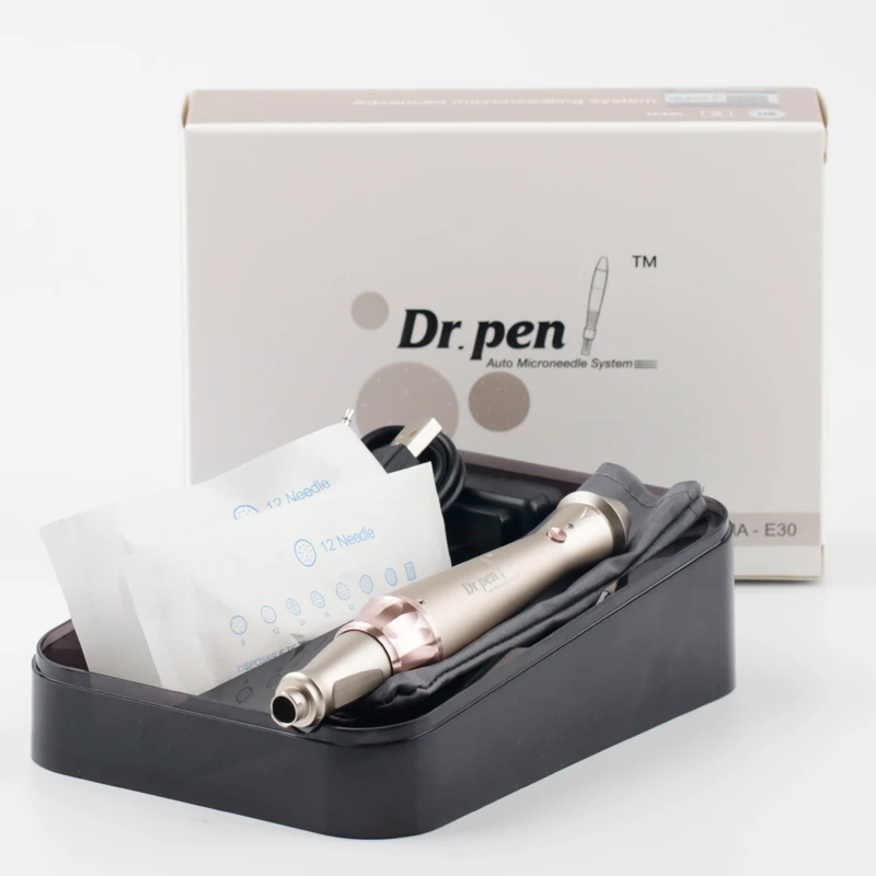 микронидлинг дермапен мезотерапия Dr. Pen Ultima E30 Derma Pen байонетный порт Устройство для картриджа с микроиглами Электрический штамп для