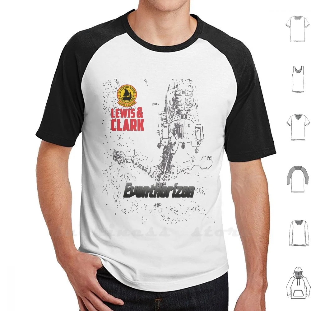 Usac Lewis & Clark T Shirt Big Size Spaceship Lewis Clark Event Horizon Scifi Space Movies Usac Horror