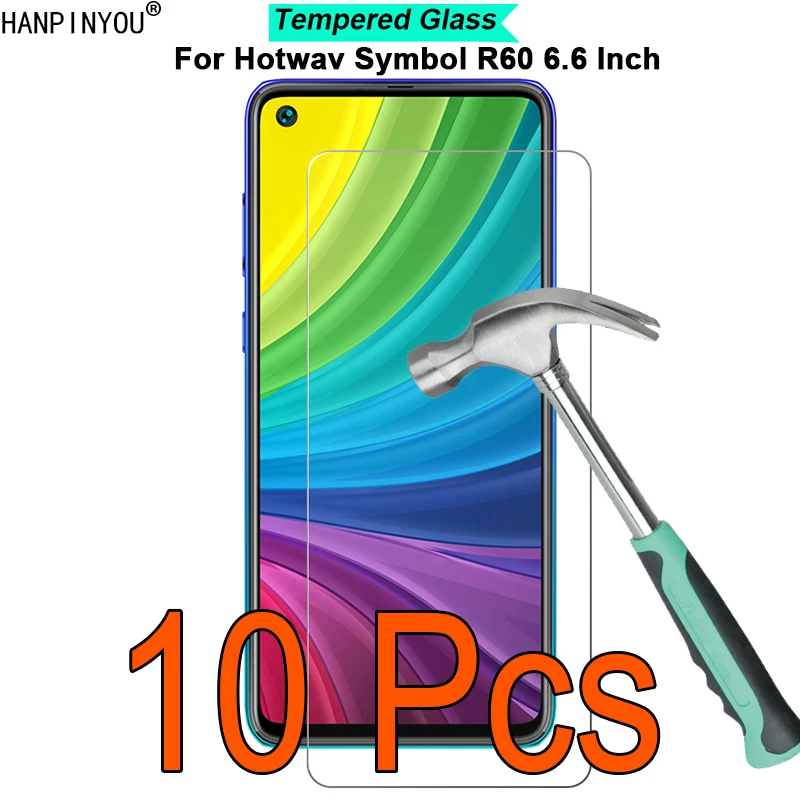 

10 шт./лот для Hotwav Symbol R60 6,6 дюйма твердость 9H 2.5D Закаленное стекло пленка защита для экрана