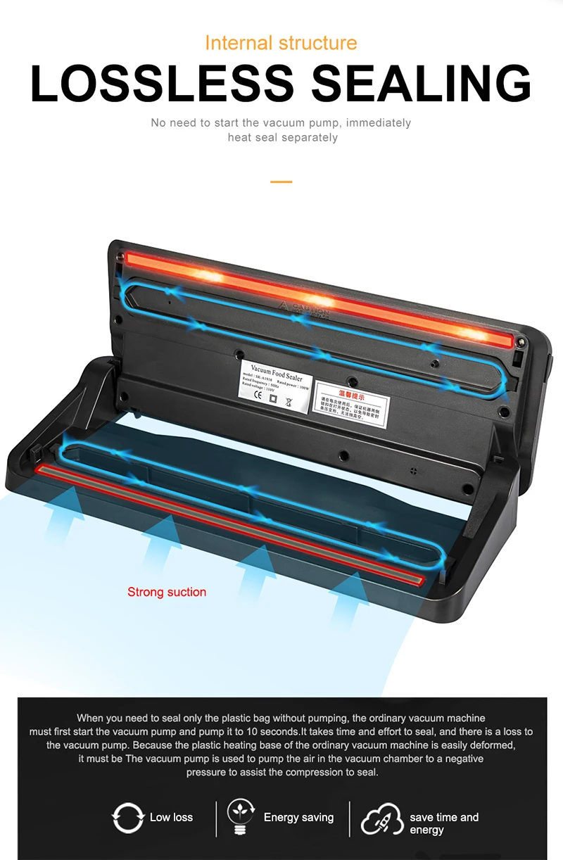 Confezionatrice sottovuoto per alimenti con sacchetti da 10 pezzi confezionatrice sottovuoto per alimenti